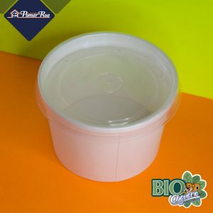 contenedor 16oz cartón blanco biochévere biodegradable