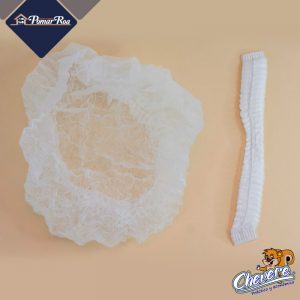 Gorro tipo oruga blanco - Producto para higiene Chévere