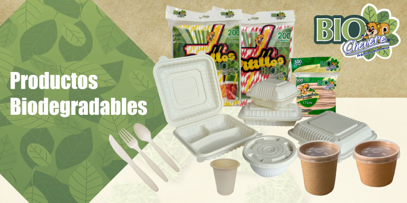Envases biodegradables desechables para alimentos - Tienda de